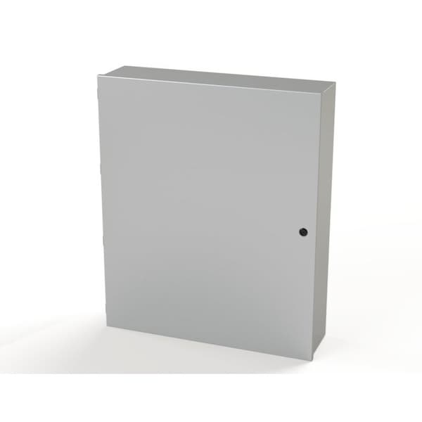 1/4 Turn Latch Electrical Enclosures, 36 in H, 8 in D, 30 in W, NEMA 1, Carbon Steel